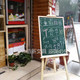 画板 磁性大小黑板绿板店铺餐厅菜单广告牌家用挂式 实木立式 支架式