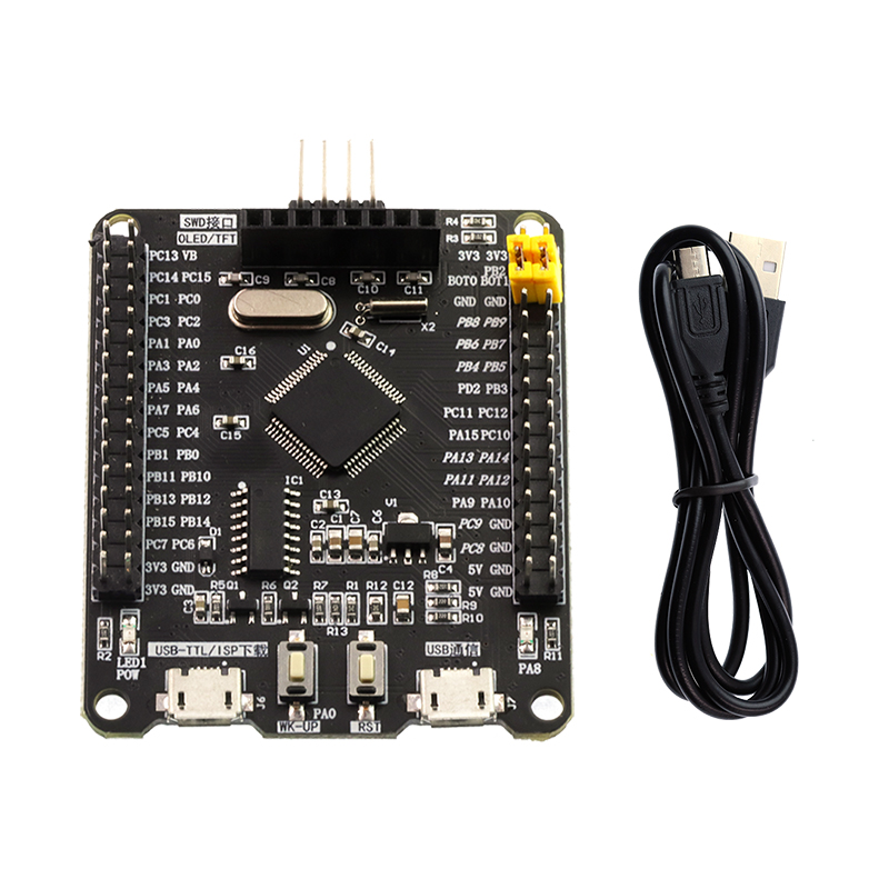 STM32F103RCT6开发板/嵌入式学习STM32开发板最小系统板 TFT屏