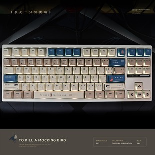 侧刻PBT透光键帽适配60 113原厂高度 杀死一只知更鸟