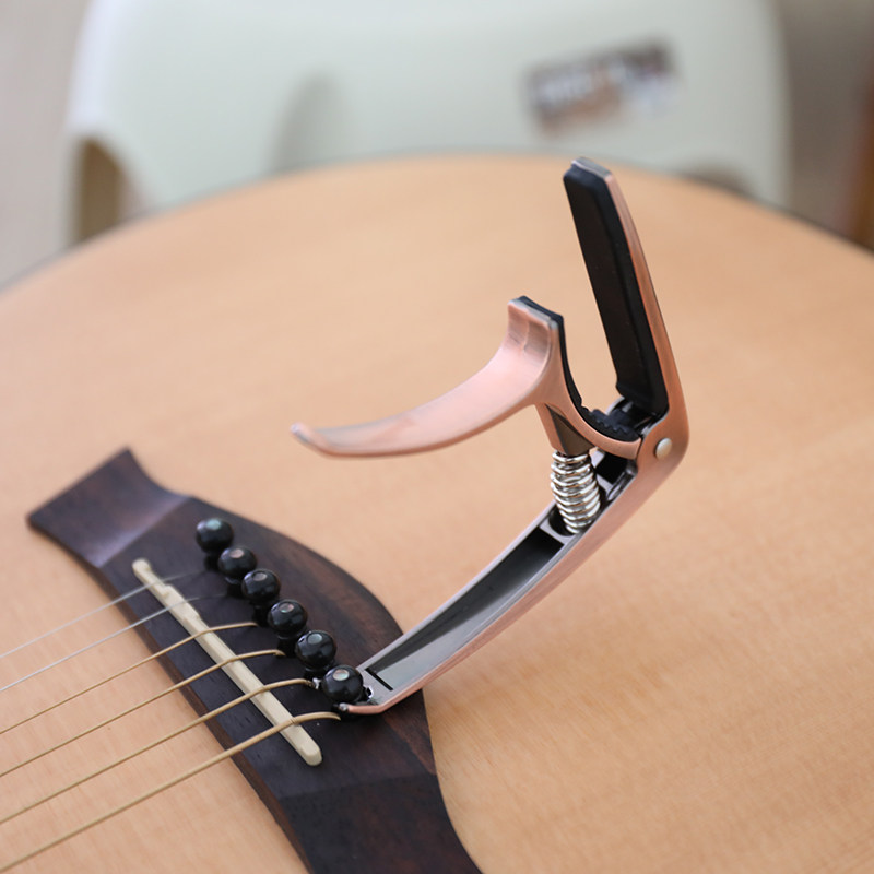 民谣吉他变调夹金属电吉它尤克里里变音夹配件男女通用调音器夹子