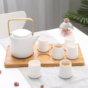 陶瓷水具套装 日式 办公室茶几茶具组合家用冷水壶泡茶壶大容量杯子
