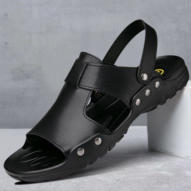 特大码凉鞋男47夏季真皮拖鞋加肥48加宽49沙滩鞋50外贸51超大号52,流行男鞋,沙滩鞋,淘宝优惠券,粉丝福利购,淘宝优惠卷