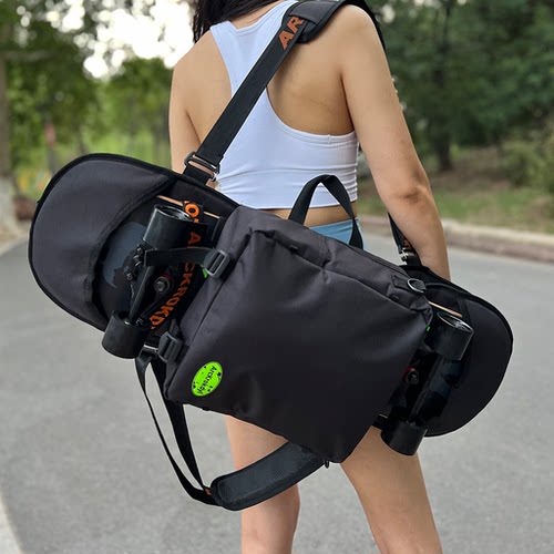 双翘板包可收纳护具头盔单双肩斜挎分体便携包陆地冲浪板包滑板包