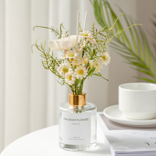 香薰干花花束摆件家用卧室内无火家居桌面装饰香氛卫生间持久扩香