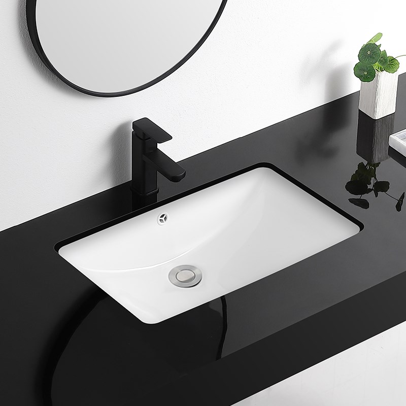 正品台下盆洗手盆加深洗脸盆嵌入式方型椭圆型单盆浴室洗漱盆