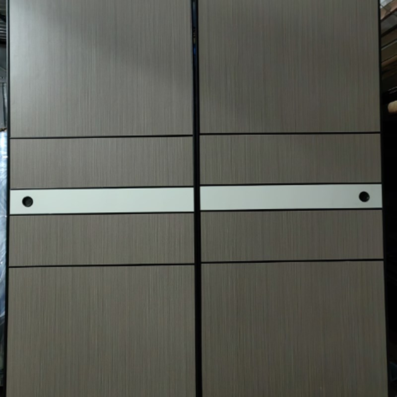 现代简约推拉门定做衣柜门推拉滑移门定制耐磨板移门实木多层板