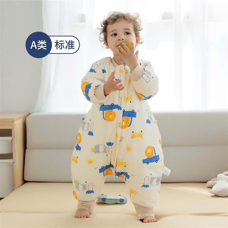 2024新款婴儿睡袋秋冬加厚纯棉宝宝睡袋空调房防踢被儿童睡袋