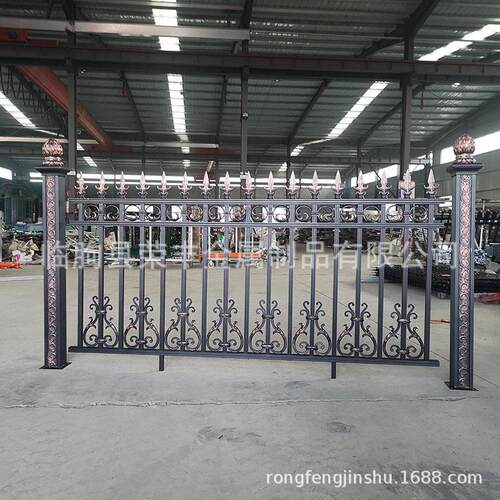 铝艺护栏厂家加工铝合金防护栏别墅小区庭院院墙护栏隔离栅栏