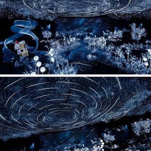 婚庆道具套管贴片灯带流水追光led防水跑马灯婚礼舞台星空顶暖光