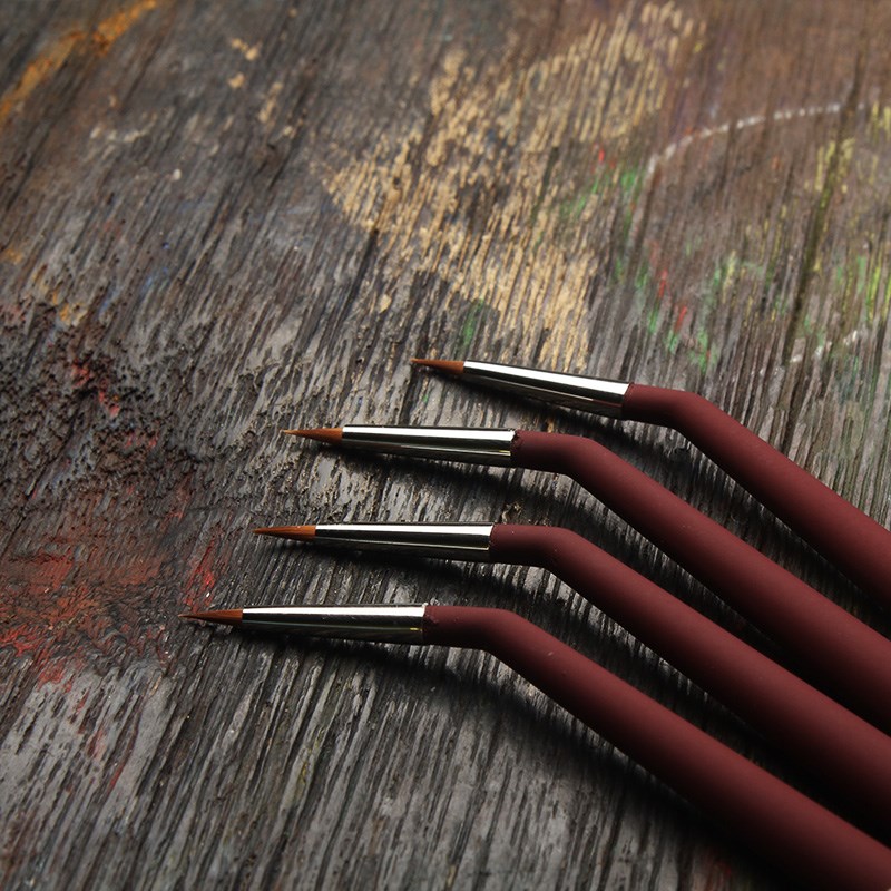 Princeton普林斯顿水彩笔3950纤维毛勾线笔4750仿松鼠毛画刷