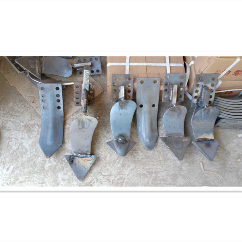旋耕机中间小犁体犁尖加强超耐磨灭茬机钢板冲压一体犁铧边犁犁头
