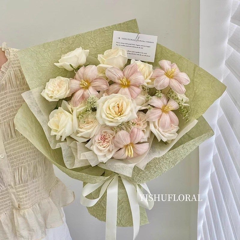 石纹肌理纸鲜花花束包装纸褶皱纹理花艺资材花店包花diy纸艺术纸,鲜花速递/花卉仿真/绿植园艺,花艺包装纸,淘宝优惠券,粉丝福利购,淘宝优惠卷