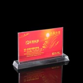定制台签水晶台卡亚克力台牌双面桌牌会议牌桌签广告牌展示牌9