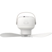 宿舍迷你小吊扇床上床头床顶电风扇充电插电学生寝室悬挂发光风扇