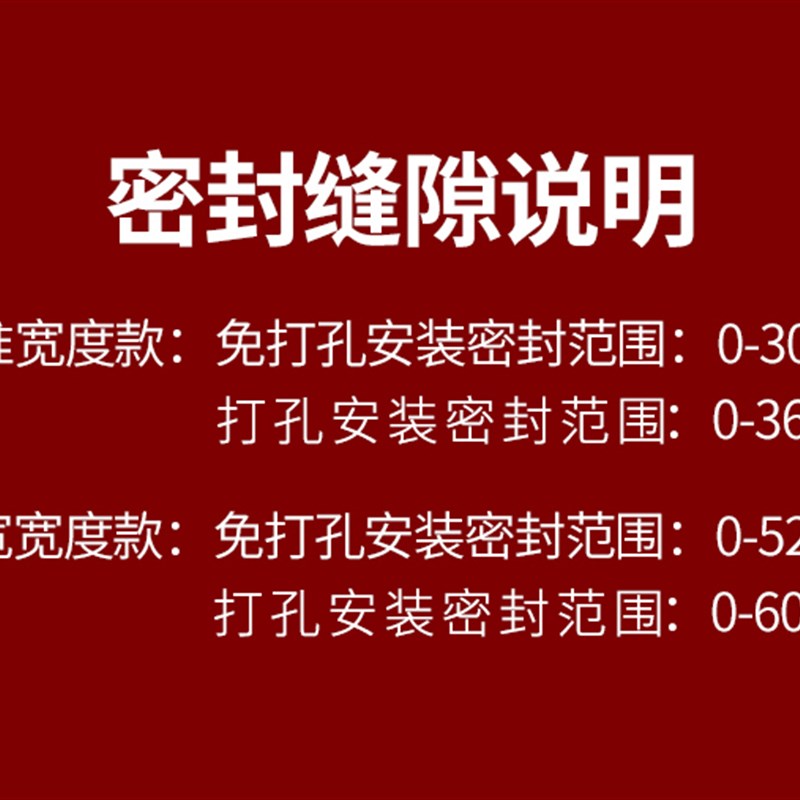 铝合金挡鼠门档门底密封条门缝门口防风隔音防虫门贴条防鼠板神器