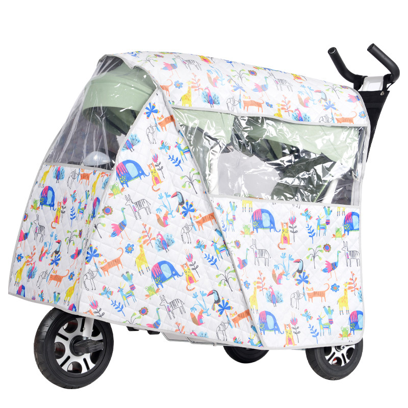 通用型婴儿雨罩推车防风挡风宝宝加厚伞车防雨罩雨棚保暖儿童雨衣,婴童用品,推车雨罩,淘宝优惠券,粉丝福利购,淘宝优惠卷