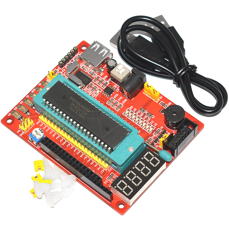 51单片机最小系统板开发板核心板单片机学习 实验板40P锁紧座模块