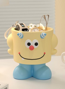 小怪兽钥匙收纳玄关摆件入户门口鞋柜客厅家居装饰品乔迁新居礼品