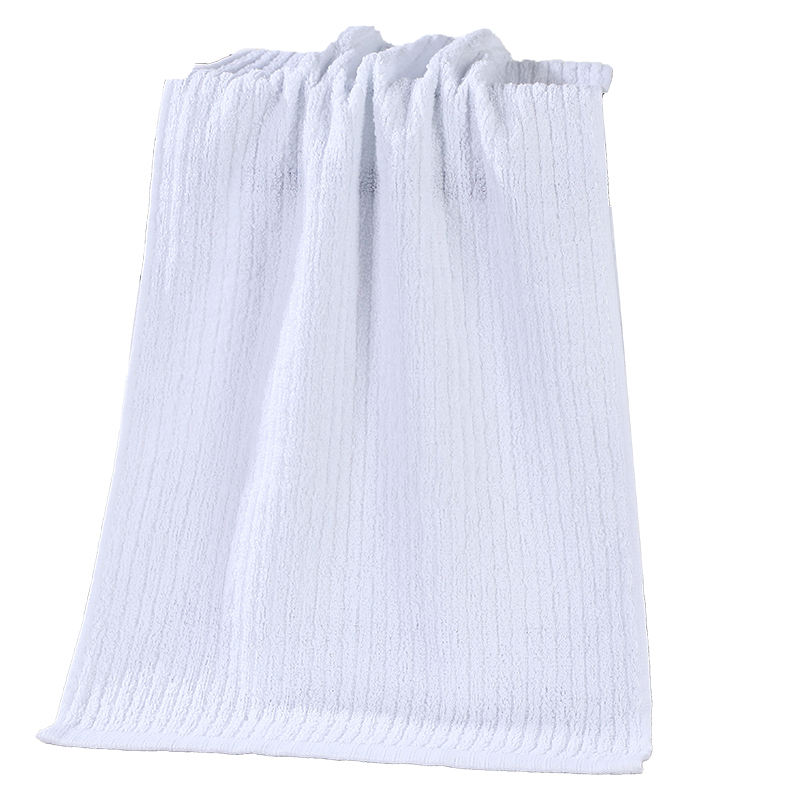 65克纯棉白色毛巾温泉洗浴酒店宾馆一次性毛巾柔软吸水好条纹手巾