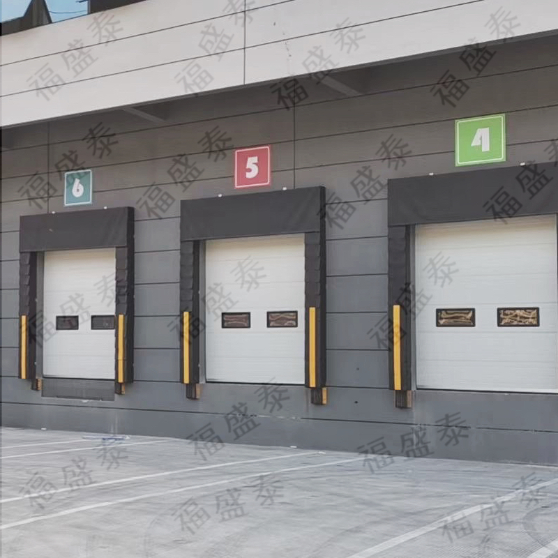 海绵门罩冷库充气式门封工业机械式门封卸货平台隔热保温挡风门罩