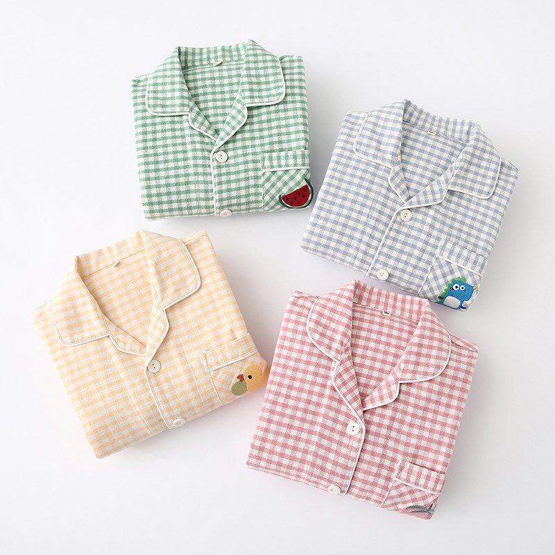 秋冬儿童睡衣男女童纯棉绒布磨毛可爱卡通春秋长袖亲子家居服套装