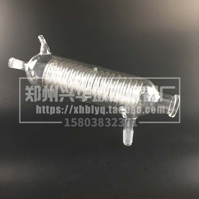 旋转蒸发器冷凝管RE-52CS-2卧式冷凝管RE-3000c卧式-标准口冷凝管