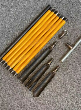 衡泰正宗洛阳铲打洞取土挖土锰钢铲头取土器神器地质勘探工具取样