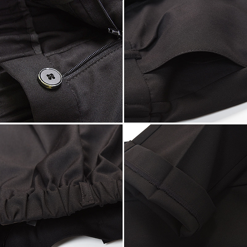 胖童裤子秋冬男童加绒西装裤大童西裤男孩宽松加肥大码学生演出服