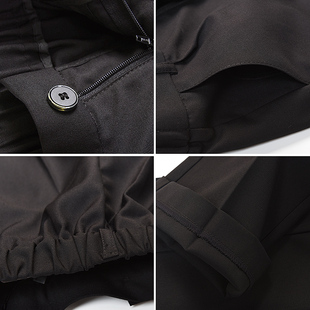 胖童裤子秋冬男童加绒西装裤大童西裤男孩宽松加肥大码学生演出服