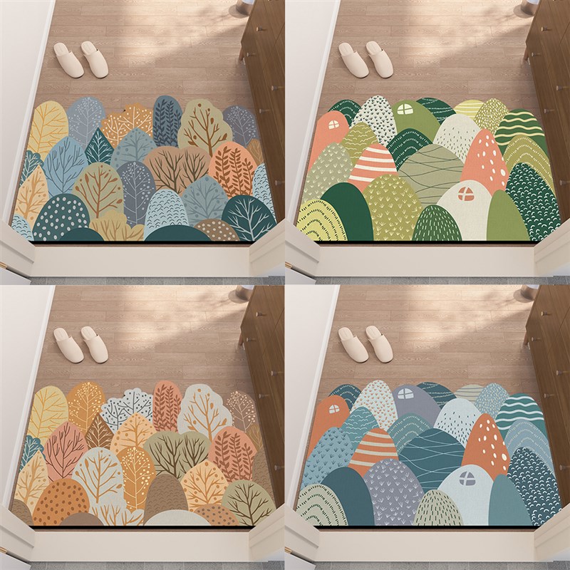 家用脚垫入户门玄关地垫吸水防滑除尘进门大门口可裁剪门垫地毯