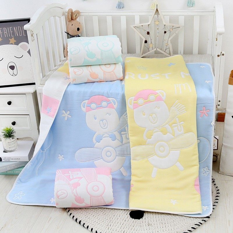 秋冬十层纱布抱被加厚婴儿盖被新生包被儿童空调盖毯幼儿园午睡毯,婴童用品,婴童抱被/抱毯,淘宝优惠券,粉丝福利购,淘宝优惠卷