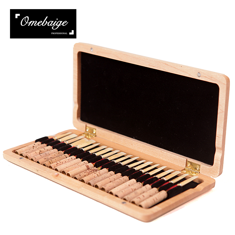 双簧管哨片盒实木哨片盒专业高档哨片夹两支装三支装 oboe reeds