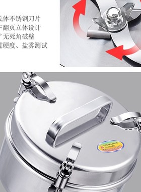 誉烁250克中药材粉碎机家用电动小型药材磨粉机超细打粉机研磨机