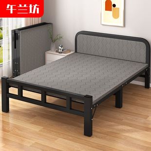 折叠床单人出租房值班宿舍金属折叠床办公室午休床家用折叠铁床架
