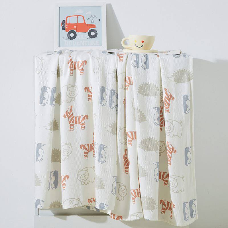 竹纤维毛毯夏季毛巾被盖毯沙发毯夏凉被单人薄午睡空调被薄被毯