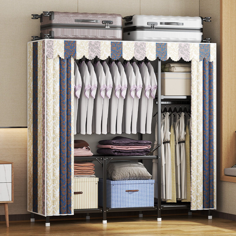 免安装折叠衣柜家用卧室出租房用简易布衣柜组装收纳柜衣橱经济型,住宅家具,简易衣柜,淘宝优惠券,粉丝福利购,淘宝优惠卷