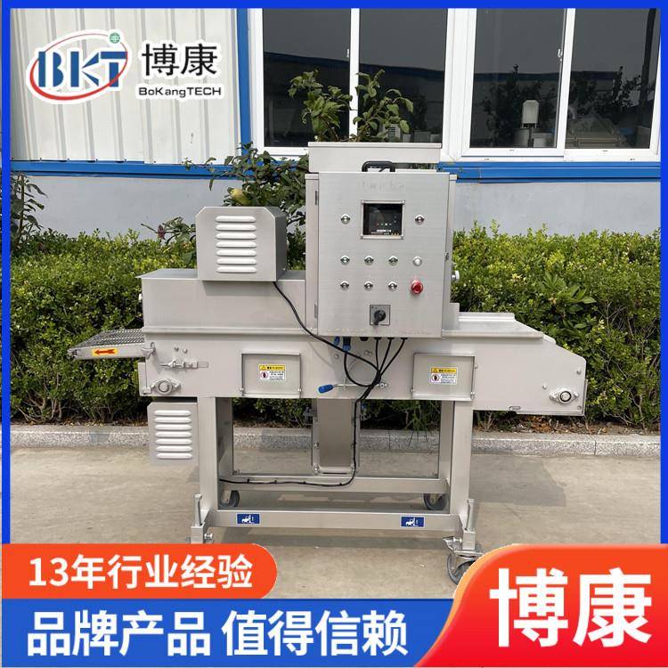 雪花鸡柳条裹糠机食品自动裹糠机红豆派上月牙糠机现货优惠