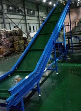 爬坡皮带输送机z型爬坡皮带机斗式爬坡皮带机传送带爬坡皮带机