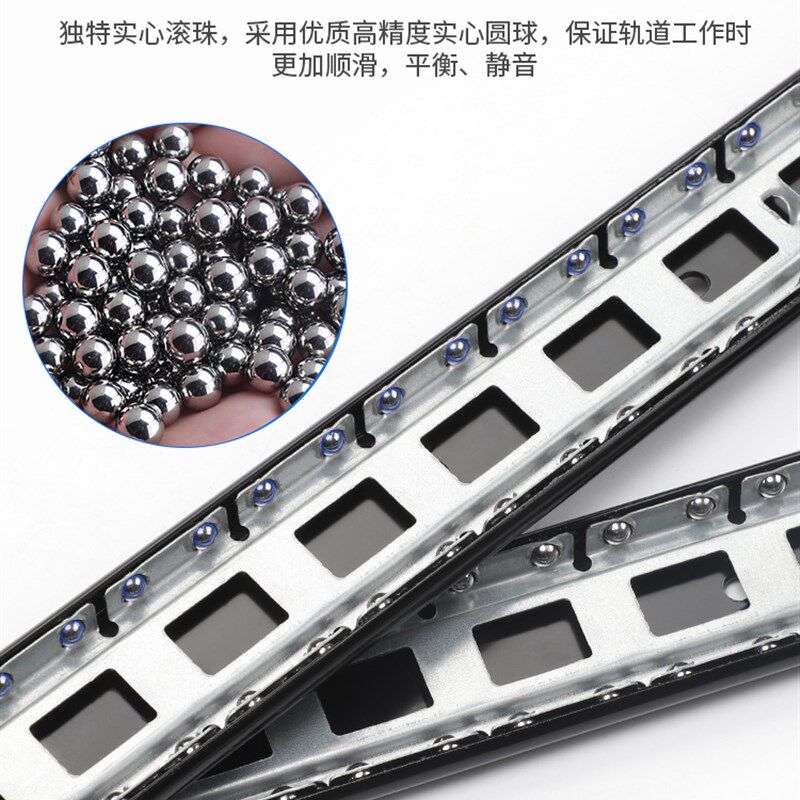 上翻隐藏回旋门滑轨道橱柜空调柜顶装静音伸缩折叠插入式五金配件