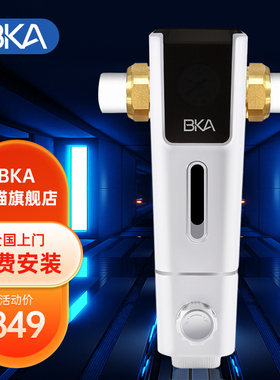 BKA前置过滤器家用反冲洗全铜自来水龙头全屋净水器大流量S10W