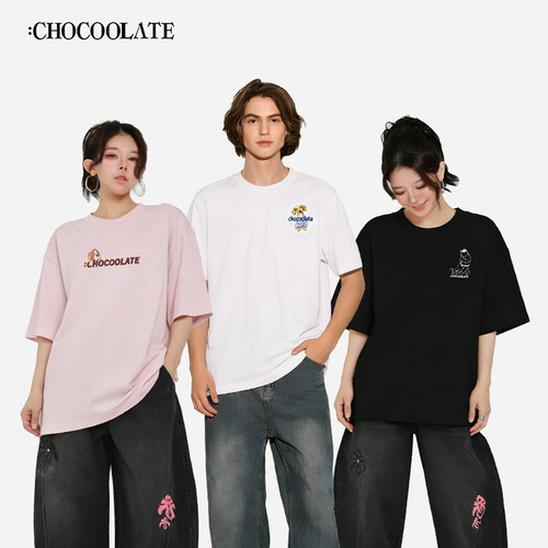 ：CHOCOOLATE小熊简约图案T恤组合
