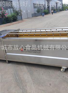 FX-1800豆去茎皮清洗机 毛辊洗机价格清 可清洗去皮土根类蔬菜