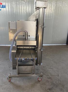 鸡香酥肉条上糠机 全动肉串裹面包XFA糠设备 鸡棒上屑柳机价自格