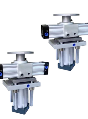 流水线输送线顶升旋转气缸四导柱顶升转角QGD打包机度9度