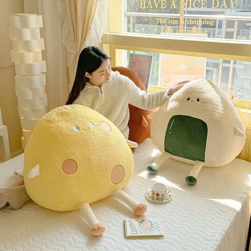 in奶酪床头靠垫靠枕卧室床上女生睡觉抱枕学生宿舍超软大靠背垫