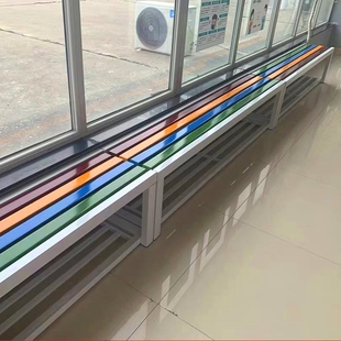 浴室更衣室换鞋 凳长凳沙发健身房软包长条凳等候区休息长椅凳