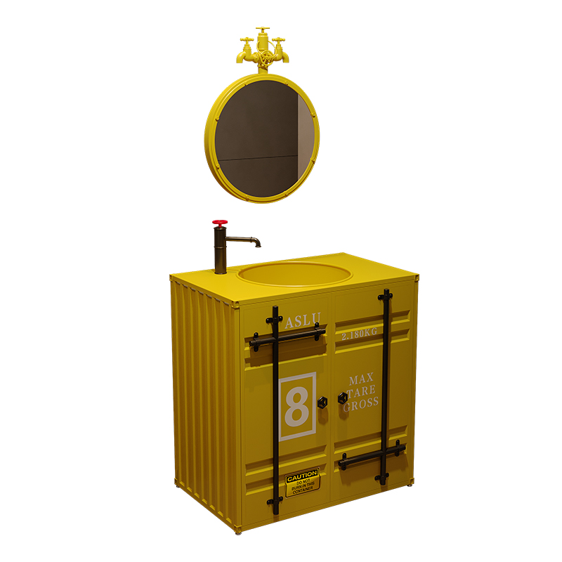 集装箱洗手盆酒吧工业风洗手台饭店卫生间浴室柜复古洗脸台盆定制