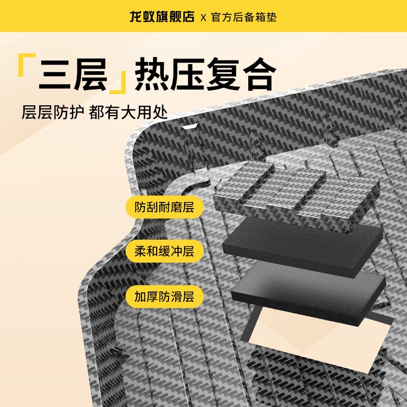 适用于长安启源A07/A06/A05后备箱垫子Q05尾箱垫汽车用品改装配件