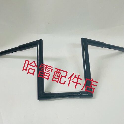 适用鑫源骓哈雷款改装复古加直角车把方向把