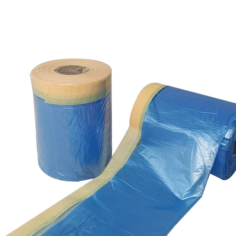 汽车喷漆遮蔽膜美纹纸保护塑料膜带胶带防尘防漆耐高温静电不掉漆